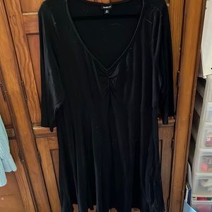 Simple 3/4 sleeve black Torrid dress